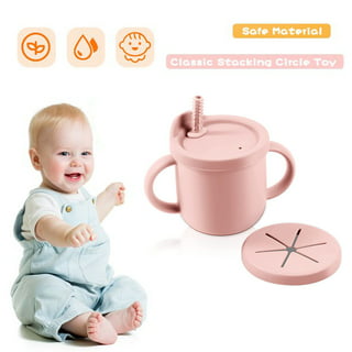 TOYANDONA 3pcs Baby Silicone Cup Silicone Sippy Cups for Toddlers Silicone Straw  Cup for Baby Toddler Training Cup Infant Silicone Water Cup Silicone Water  Cup for Baby Anti-spill Silica Gel