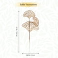 thumbnail image 6 of REACHISE 4pcs Artificial Leaf Birthday Party Decoration Gold Leaf Table Centerpiece Decor, 6 of 8