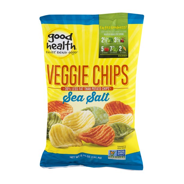 Good Health Veggie Chips Sea Salt, 6.75 OZ