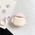 thumbnail image 1 of Funda protectora de silicona suave con gorro rosa de perro de dibujos animados para AirPods Pro de 1.ª y 2.ª generación de Apple (auriculares Bluetooth)., 1 of 5