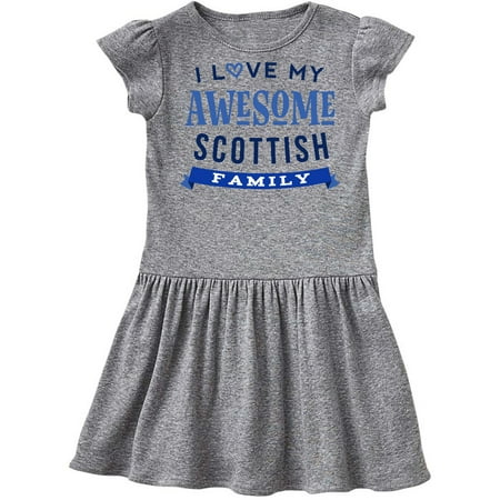 

Inktastic Scotland Awesome Scottish Family Gift Toddler Girl Dress
