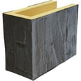thumbnail image 6 of Ekena Millwork 8"H x 12"D x 48"W Hand Hewn Faux Wood Fireplace Mantel Kit w/ Alamo Corbels, Aged Cedar, 6 of 10