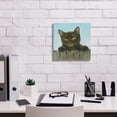thumbnail image 3 of Epic Graffiti 'Black Kitten' by Janet Pidoux, Canvas Wall Art, 12"x12", 3 of 8