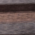 thumbnail image 5 of Rugsotic Carpets Hand Knotted Wool Area Rug 5'x8' Dark Brown Beige Contemporary Rectangle Indoor Rug for Living Room, Bedroom Antimicrobial L00206, 5 of 9