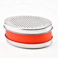 thumbnail image 3 of Cheese Grater with Container & Lid Fruit and Vegetable Chopper (Black), 3 of 5