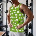 thumbnail image 5 of Gukieu Funny Sheep Doing Yoga Print Men's Quick Dry Fitness Vest, Round Neck Sleeveless Fitness Bodybuilding Top-Small, 5 of 7
