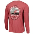 thumbnail image 3 of Men's Cardinal Arkansas Razorbacks Circle Campus Scene Long Sleeve T-Shirt, 3 of 3