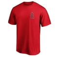 thumbnail image 2 of Men's Red Los Angeles Angels Number One Dad T-Shirt, 2 of 3