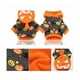 thumbnail image 3 of Chaqueta con capucha de Halloween para mascotas, estampado de calavera negra, atuendo de invierno para perros o gatos pequeños, talla M, 3 of 5