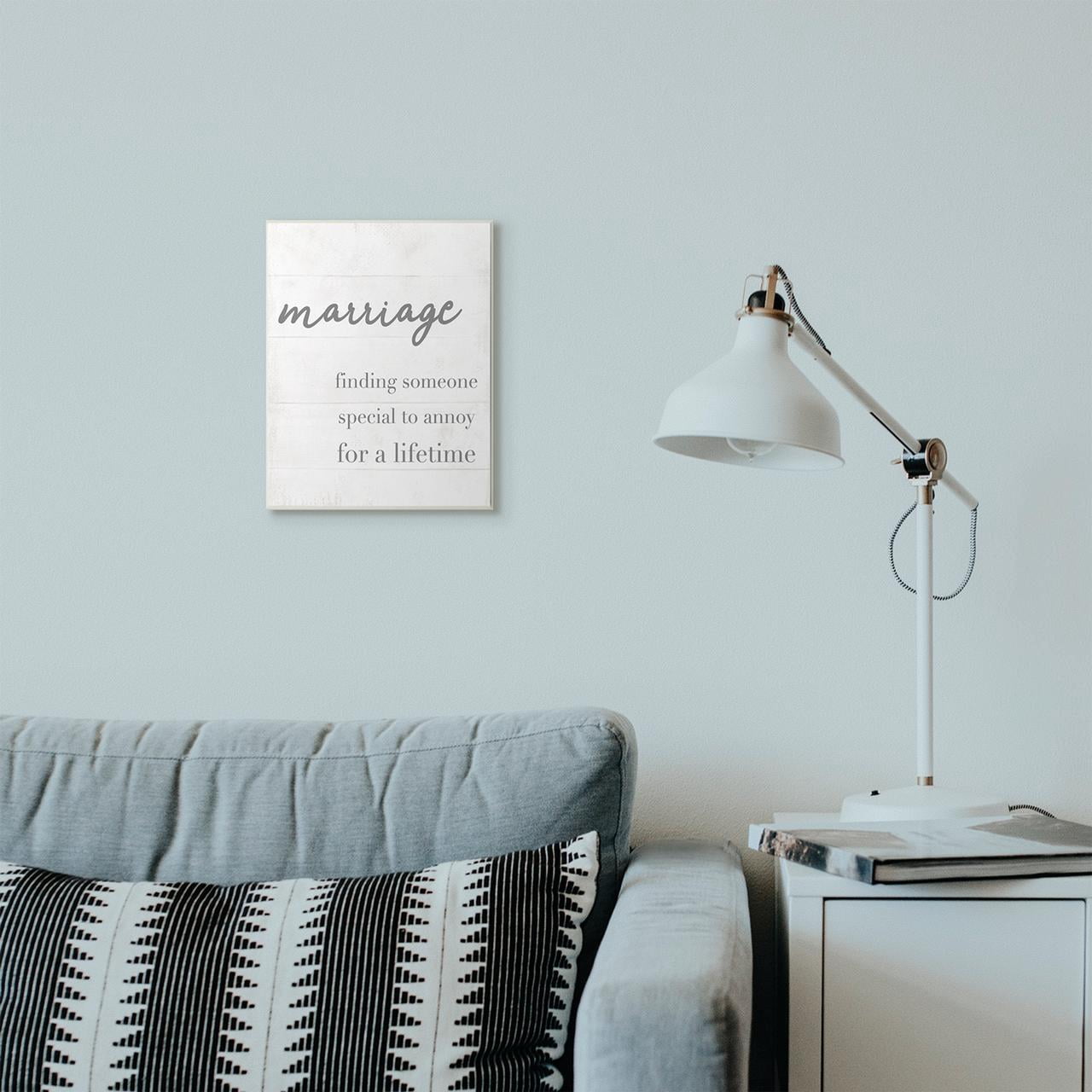 Stupell Industries Marriage Someone Special To Annoy Funny Family Home Word Design Wall Plaque by Daphne Polselli