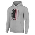 thumbnail image 2 of Unisex Starter Heather Gray Tampa Bay Buccaneers Half Helmet Logo Pullover Hoodie, 2 of 3