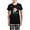 With Checker Pant, variant on CafePress - Nollaig Shona Duit Women's Dark Pajamas - Women's Short Sleeve Print T-Shirt and Pants Dark Cotton Pajama Set