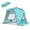 Green, variant on Golabs BT1 3-Person Instant Beach Tent, 7 lbs Lightweight, Easy 1-Minute Setup Pop-Up Tent, UPF 50+, Pocket and Hook, Camel