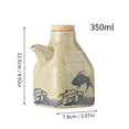 thumbnail image 3 of Juego 2 Botellas Vidrio Aceite Vinagre Cocina Dispensador, 3 of 3