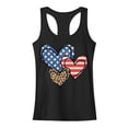 thumbnail image 3 of Dyegold 4th Of July Tank Tops For Women Summer Sleeveless American Flag Shirt Loose Casual Patriotic Graphic Tee Tops Tshirt, 3 of 4