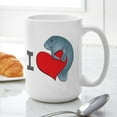 thumbnail image 6 of CafePress - I Heart Manatees Large Mug - 15 oz Ceramic Large White Novelty Mug, 6 of 6