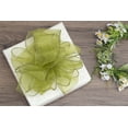 thumbnail image 3 of Joycrosso 2 Inch Moss Wired Organza Ribbon - 20 Yards Sheer Decorative Ribbon for Gift Wrapping, Wedding Decor, Christmas Tree, Crafts & DIY Projects, 3 of 6