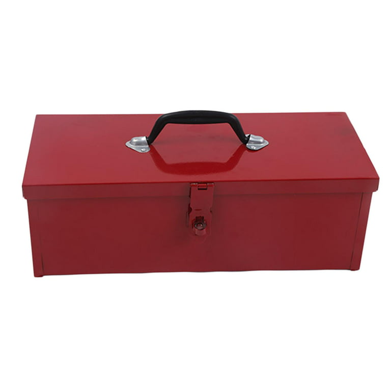 Metal Tool Boxes Tools Box Organizer Portable Storage Case for Home Garage