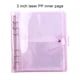 thumbnail image 5 of Ounissouiy Álbum de fotos transparente Visible reutilizable portafotos para niños Rectangular portátil coleccionar libro extraíble Artesanía Violeta 3 pulgadas, 5 of 6