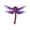 Purple, variant on Metal Blue Dragonfly Wall Decor, 8.8 Inch 3D Colorful Outdoor Wall Art for Fence Garden Yard Patio Display, Hanging Sculpture Decoration for Living Room Home, Garden Gift for Nature Lovers, 1 Pcs