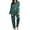 Point Vert Foncé-Petit, variante sur Romacci Ensemble de Pyjama pour Femme à Manches Longues en Satin Doux, Col à Revers, Chemise Boutonnée, Pyjama de Nuit