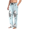 thumbnail image 5 of FREEAMG Zebra Cotton Pajama Pant for Men, Super Soft Lightweight Lounge Pajama Bottoms Drawstring Sleepwear Pant with 2 Pockets, 5 of 7