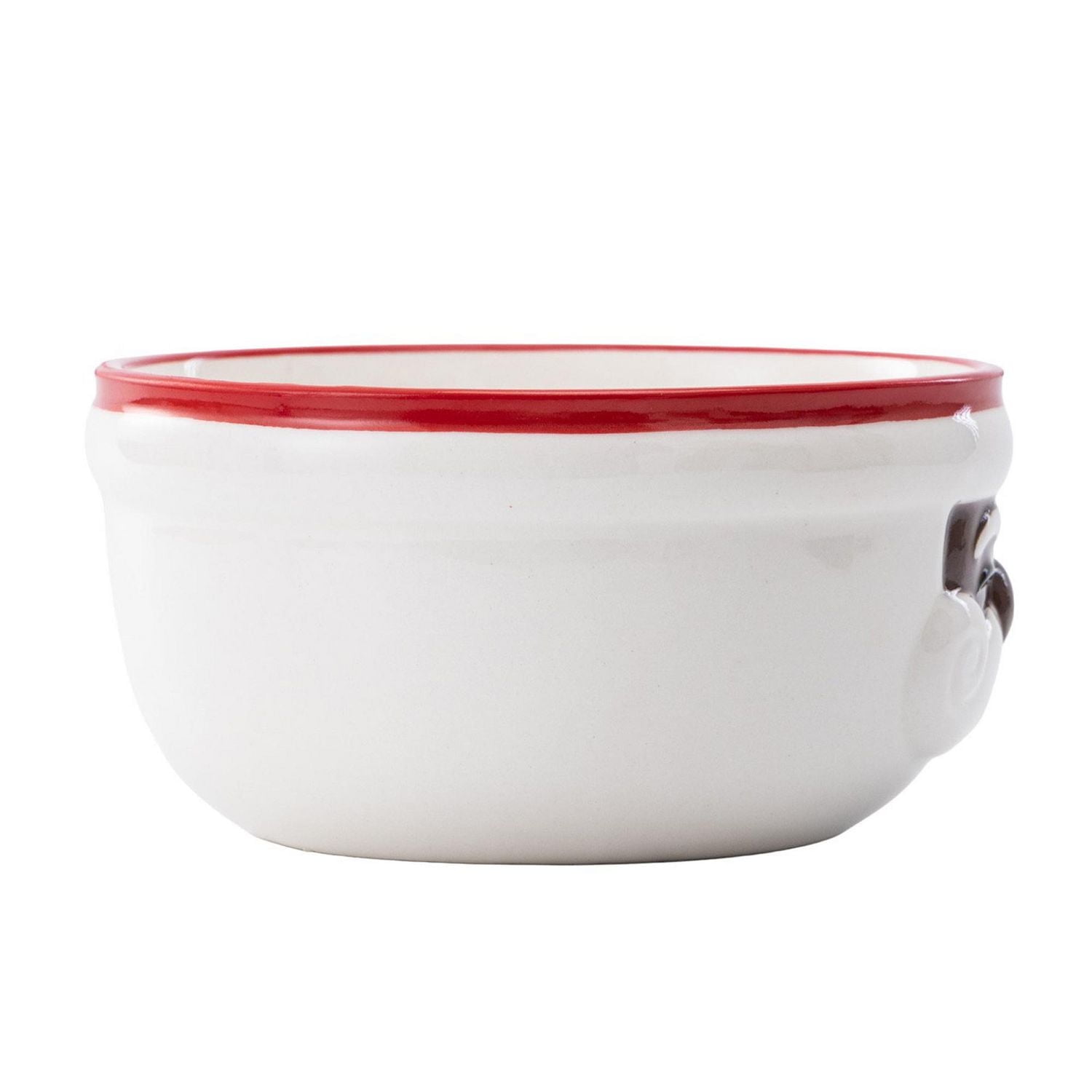 Holiday Time Figural Ceramic Bowl, 6.3 inch x 6.3 inch x 3.11 inch, 1 piece