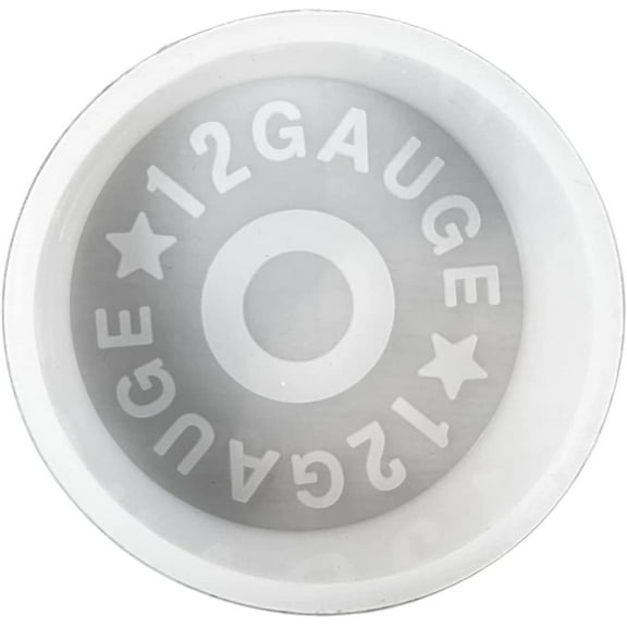 Shotgun Shell 12 Gauge Bullet Car Freshie Silicone Mold Manly Men Gun for Scented Aroma Beads 2.5x2.5x1 Freshies Molds Supplies Resin, Car Candle, Soap Oven Safe Heat Resistant to 400 F Man Truck