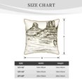 thumbnail image 4 of Fotbe Wild West Desert With Cowboy Pattern Velvet Decorative Throw Pillow Covers with Elegant Piping, Soft Plush Cushion Cover for Sofa, Bed, Car, Office-20"x20", 4 of 8