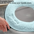 thumbnail image 4 of Clearance! Tunhigl Zipper Model Toilet Seat Household Embroidery Sitting Washer Toilet Seat Cover Cute Washer Four Seasons Universal Toilet Seat, 4 of 6