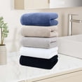 thumbnail image 5 of Spring Refresh,Absorbent Face Towels, Soft Cotton Blend, 5-Piece Set, Quick Dry, For Travel, Gym Use, Daily Hygiene, Washcloths | Cotton, White Beige Bule Black Yhsdtq, 5 of 5