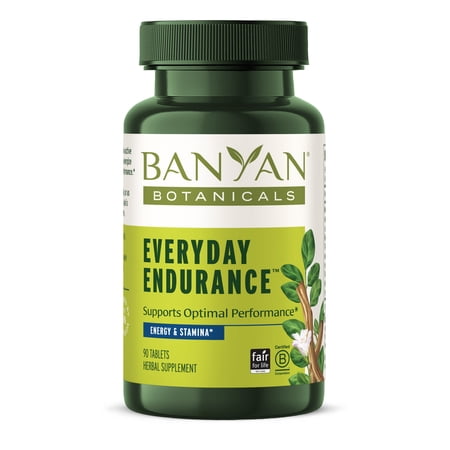 Banyan Botanicals Everyday Endurance – Organic Adaptogens Supplement – Herbal Superfoods and Adaptogens for Energy and Focus – 90 Tablets – Non-GMO Sustainably Sourced Vegan