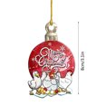 thumbnail image 3 of OAVQHLG3B Christmas Tree Ornament 2024 Christmas Ornament 2024 2D Acrylic Christmas Pendant Hanging Ornaments For For Christmas Tree Holidays Party Car Home Decor, 3 of 4