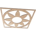 thumbnail image 2 of Ekena Millwork 24"OD x 8 3/8"ID x 1/4"T Blume Wood Fretwork Pierced Ceiling Medallion, Alder, 2 of 3