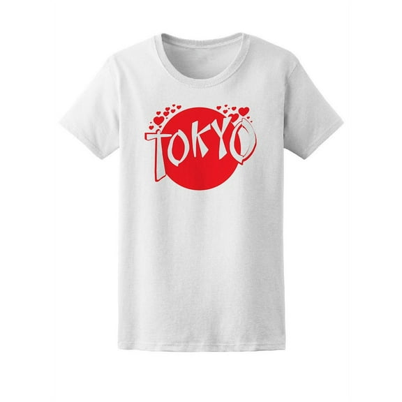 Love Tokyo Graphic Quote T-Shirt Women -Image by Shutterstock, Female Small