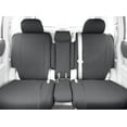 thumbnail image 2 of CalTrend Front 40/20/40 Split Back & 40/60 Cushion Faux Leather Seat Covers for 2000-2009 Chevy/GMC C/K 1500-3500 - CV445-08LX Light Grey Insert and Trim, 2 of 3