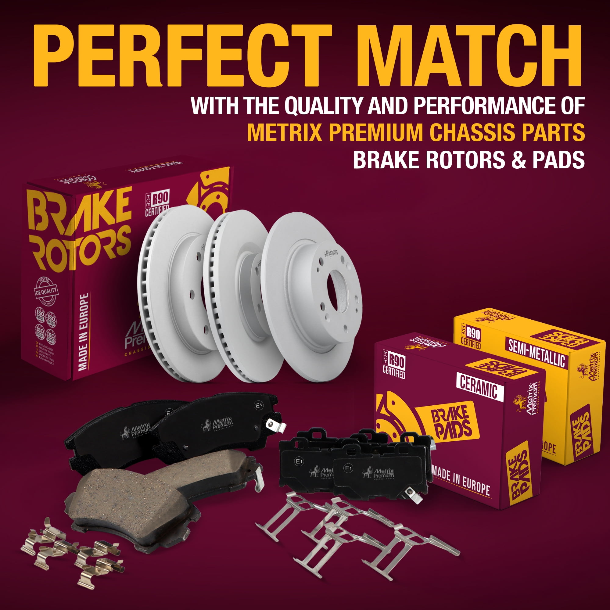 Metrix Premium Chassis Parts - 12.64 inch (321mm) Front Coated Vented Disc Brake Rotor Fits Chevrolet Equinox, Chevrolet Impala, Buick LaCrosse, Regal, GMC Terrain, Malibu, Camaro 580746FZN