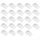 thumbnail image 1 of 24 Soportes Blancos para Números de Mesa, de Madera, Ligeros, para Bodas, Pequeños, para Tarjetas de Lugar., 1 of 5