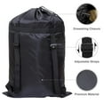 thumbnail image 4 of Cqxid Home Textile Storage Under $5 Black Backpack Laundry Bag With Shoulder Straps Large Travel Backpacks Extrawith Drawstring Closure For College Travel Laundromat Apartment Outdoor, 4 of 7