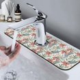thumbnail image 7 of Kdxio Lilies Flowers Pattern Non-Slip Diatom Mud Faucet Drain Pad,Self Absorbent Mat for Kitchen Sink for Variety Kitchen & Bathroom Countertops, 7 of 7