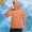 Orange, variant on Hfnxid Sun Protection for Men Shirts Big and Tall UPF 50 Quick Dry Long Sleeve Shirt with Mask Breathable Rash Guard Top Workout Fishing Tops