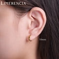thumbnail image 4 of Limerencia Chunky Gold Hoops Earrings for Women Non Tarnish, Thick Titanium Circle Open Hoop,Lightweight Earrings Trendy, 4 of 11