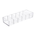 thumbnail image 1 of Organizador de Maquillaje desmontable Claro 6 Compartimentos De Plástico Cajas Exhibición La Joyería Almacenamiento Cosméticos Organizadores Cajón Caso, 1 of 8