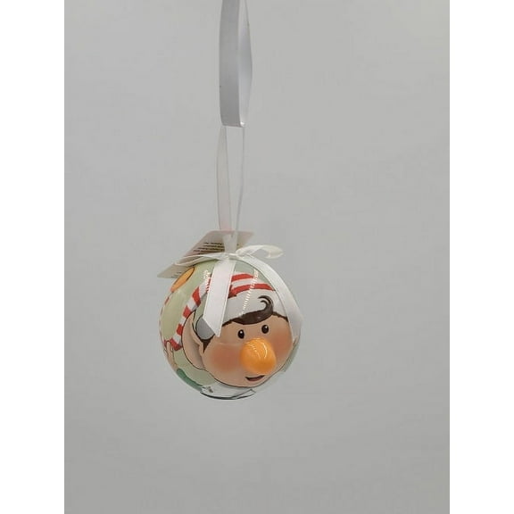 D&D BOY ELF Blinking Nose Christmas Ornament