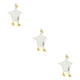 thumbnail image 4 of Toalla de mano Advancent Toalla absorbente Baño Cara Colgando Decoración Pañuelo Hogar Niños Pato Blanco CBP194250, 4 of 6