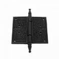 thumbnail image 4 of Renovators Supply Black Wrought Iron Butt Hinge Victorian Steeple Tip Rustproof, 4 of 7