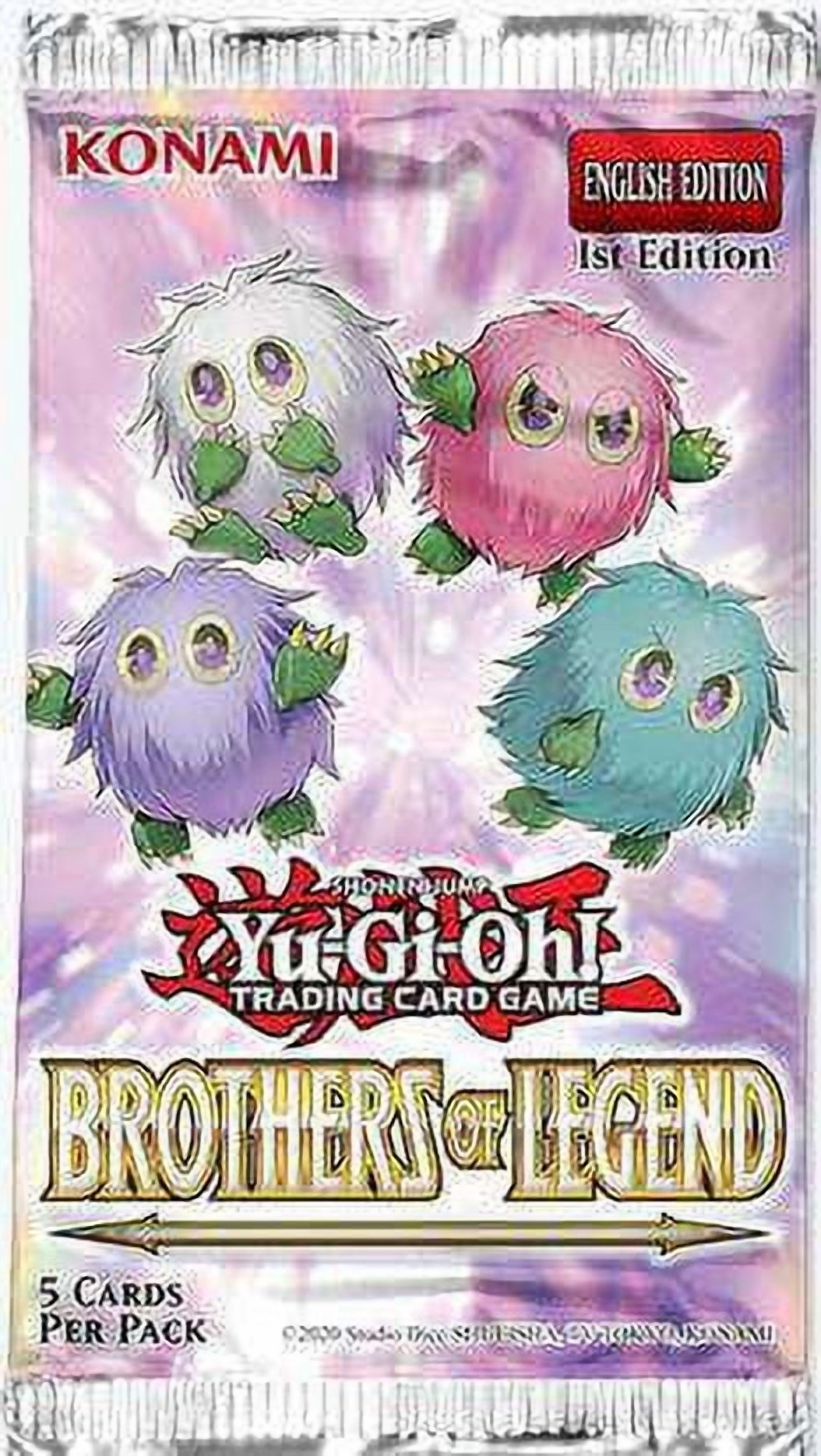 YuGiOh Trading Card Game Brothers of Legend Booster Pack (5 Cards) -  Walmart.com