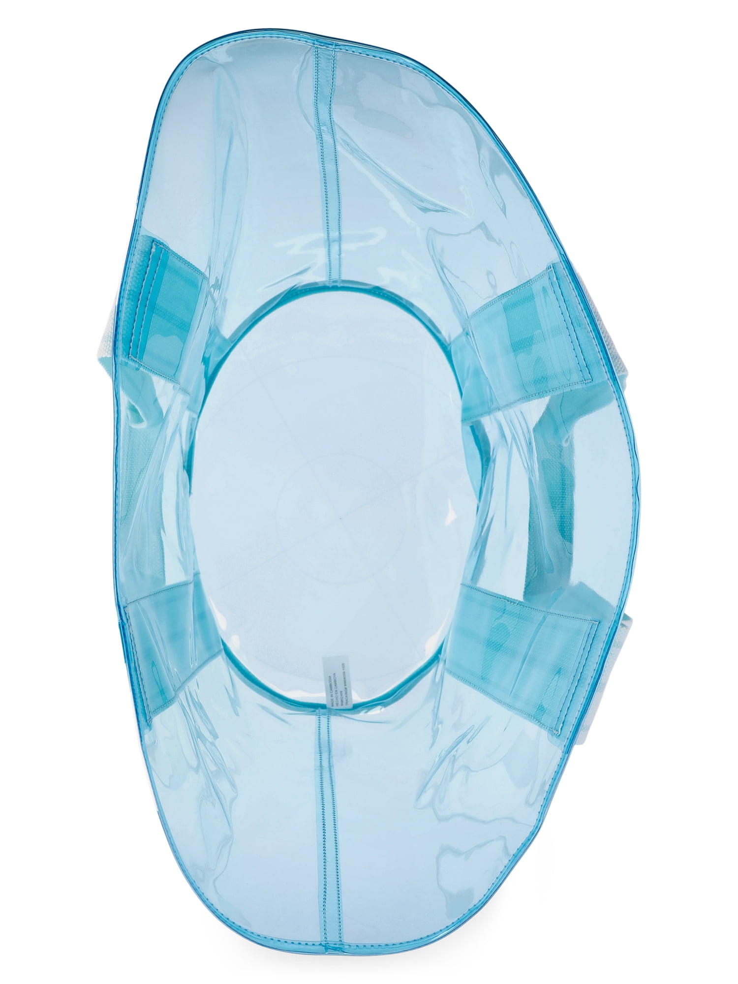 No Boundaries Clear Beach Tote, Blue, Women's