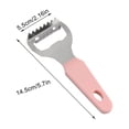 thumbnail image 2 of ¡Campaña con descuento!Cuchillo para escamas de pescado, cepillo para escamas de pescado, removedor de escamas con dientes de acero inoxidable para quitar fácilmente escamas de pescado, raspador de l, 2 of 2