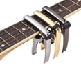 thumbnail image 4 of Multi-Functional Zinc Alloy Guitar Capo with String Cutter, Pick Holder & String Pin – Durable 4-in-1 Accessory for Acoustic/Electric Guitars, Easy Key Changes, Secure Grip – Gold Finish, Essential, 4 of 6